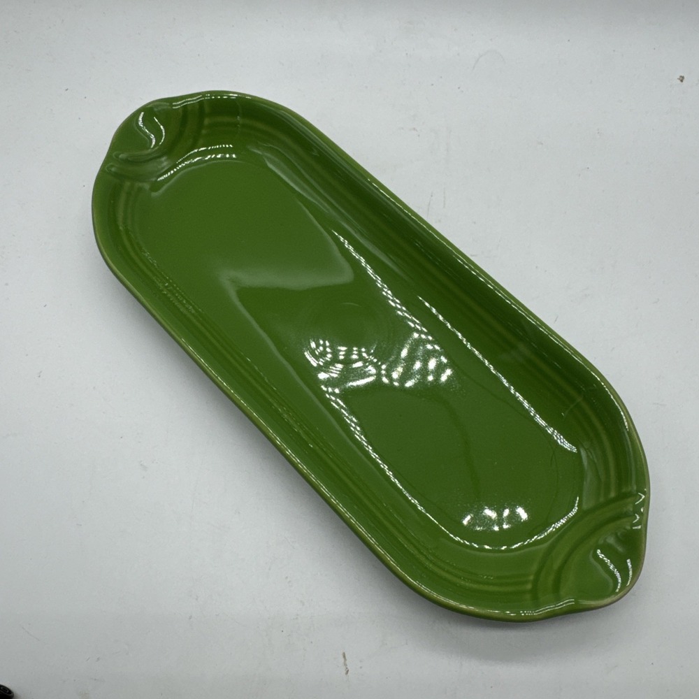 Fiesta Shamrock Green Relish Tray Insert 9.5" HLC Homer Laughlin Retired #1